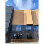 A view of the new entrance to Oldham Archives on Ascroft Street.