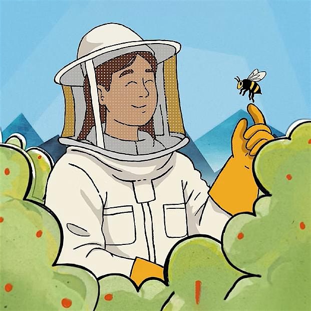 Buzz by Colour the Clouds at Northmoor Library