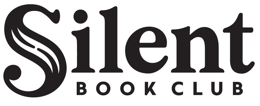 Logo reads Silent Book Club