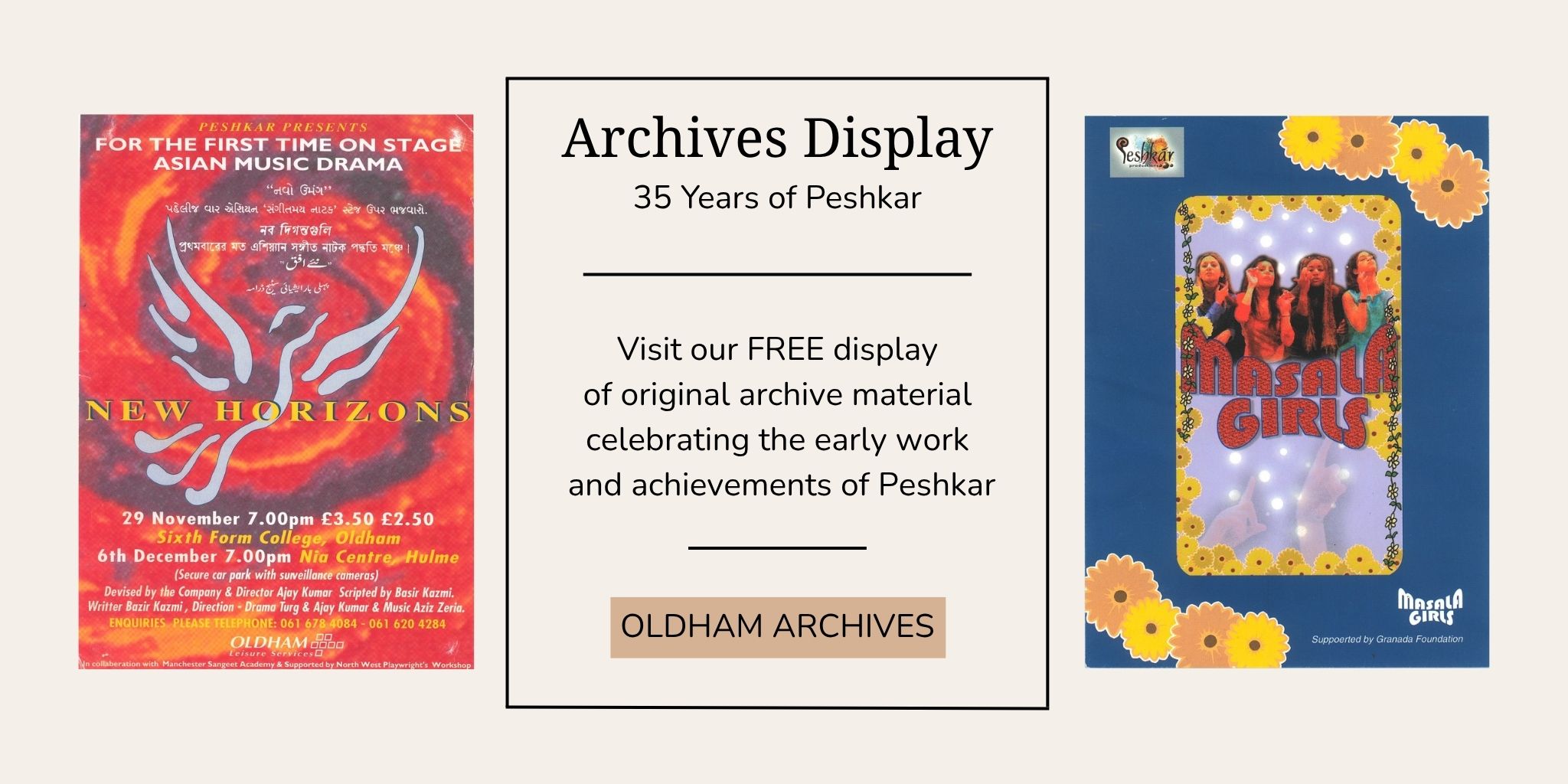Archives Display: 35 Years of Peshkar